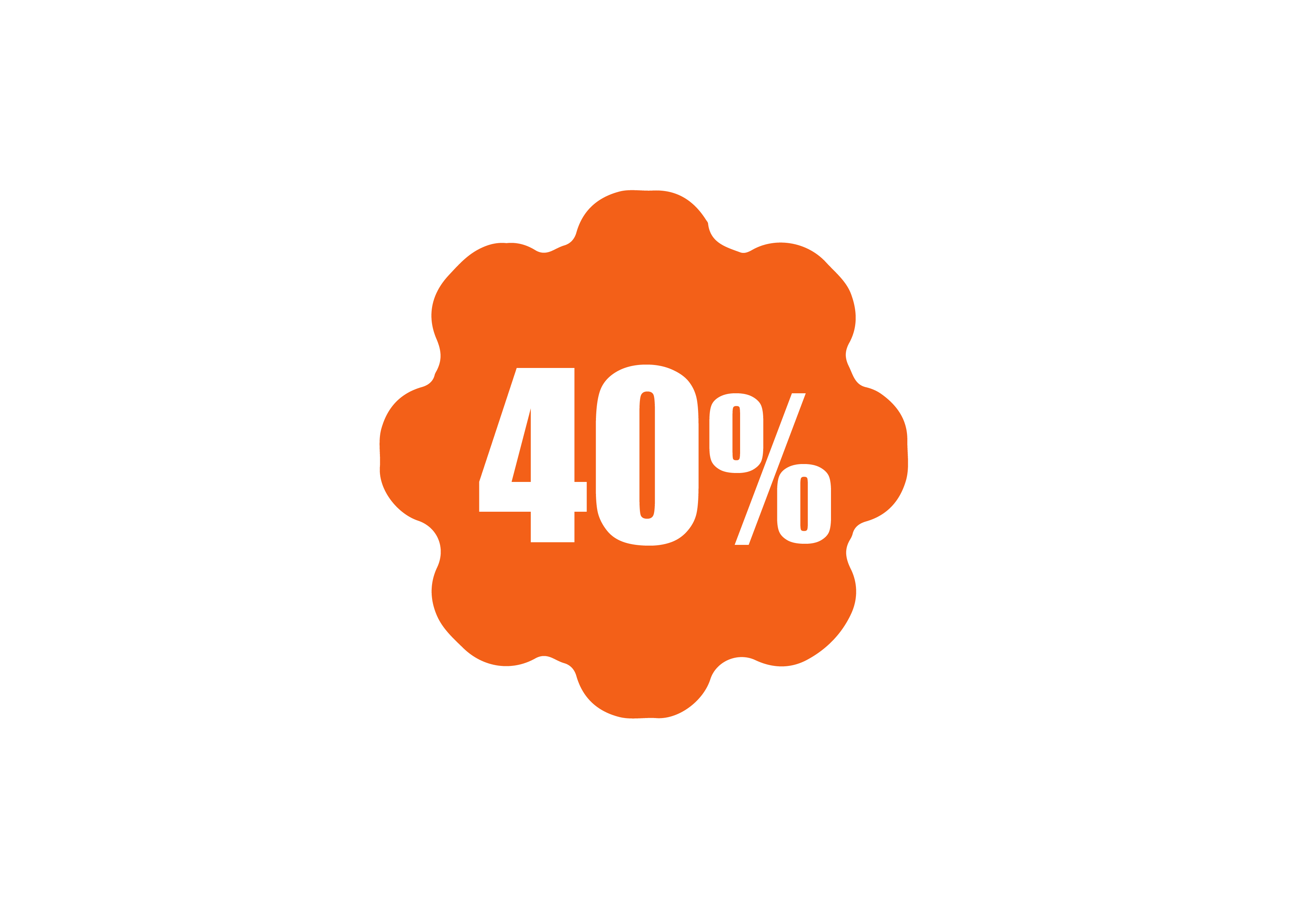 40%