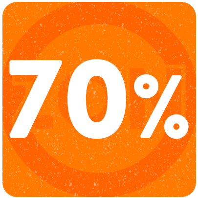 70%